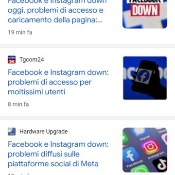 Problemi per le app legate a Meta: Facebook, Instagram, Threads e Facebook Messenger