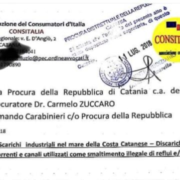 Emergenza ambientale a Catania: il Tribunale ordina lo stop agli sversamenti a mare