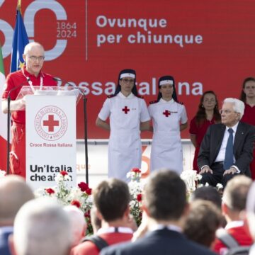 Il Presidente Mattarella celebra il 160° anniversario della Croce Rossa Italiana