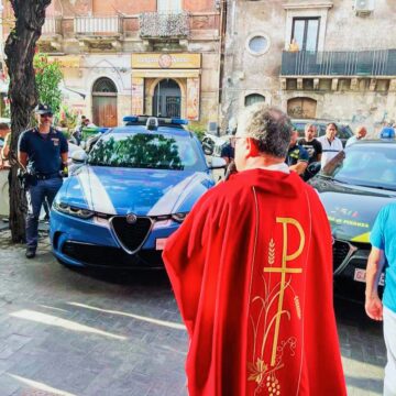 Polizia di Stato: Tradizionale Benedizione degli Automezzi a Catania