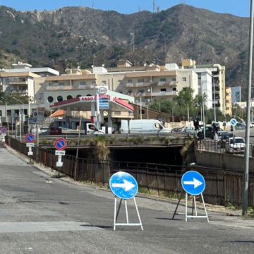 MESSINA – Viale Annunziata: da lunedì 12 agosto la riapertura di un tratto della corsia di destra in direzione di marcia monte-mare