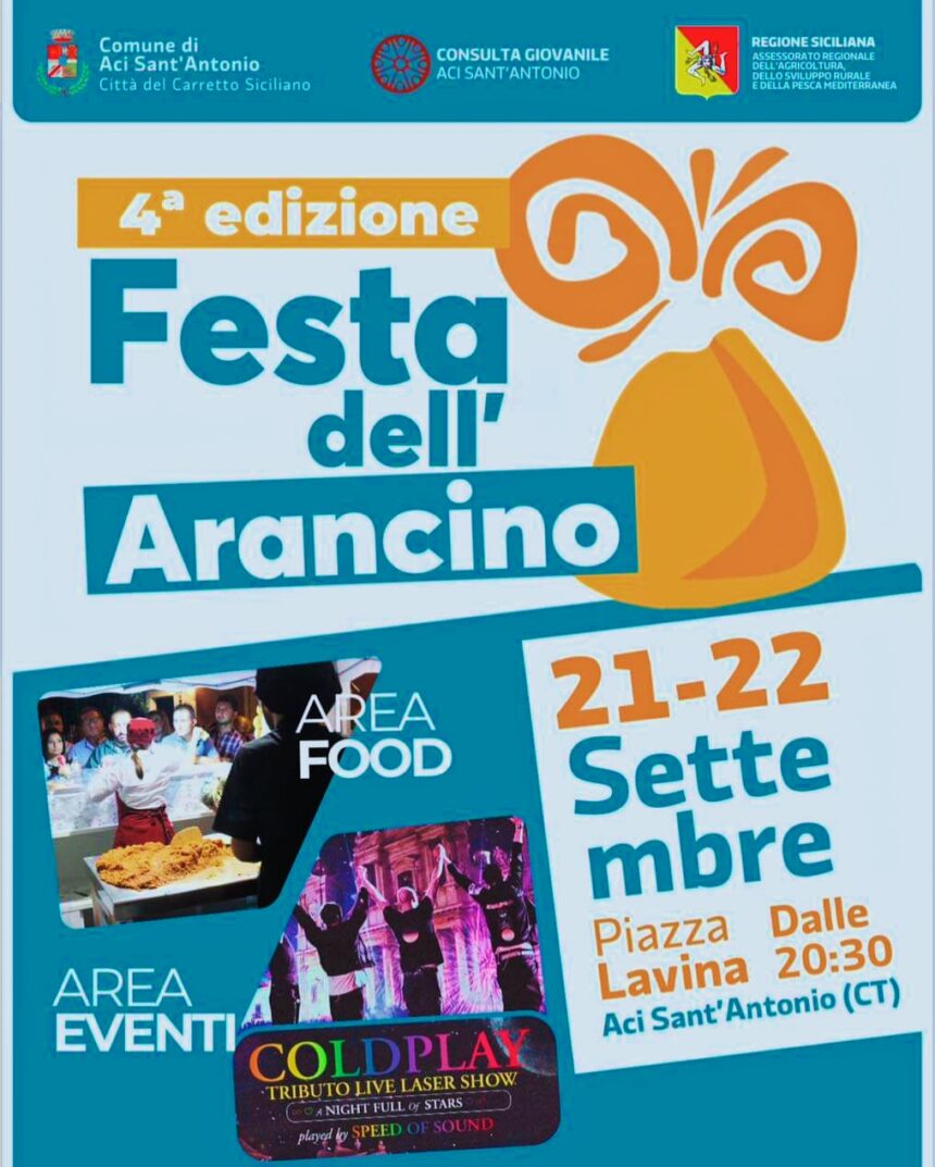 ACI SANT’ANTONIO: AL VIA LA QUARTA EDIZIONE DELLA FESTA DELL’ARANCINO