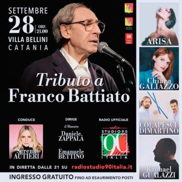 Omaggio a Franco Battiato: le stelle della musica italiana accendono Villa Bellini