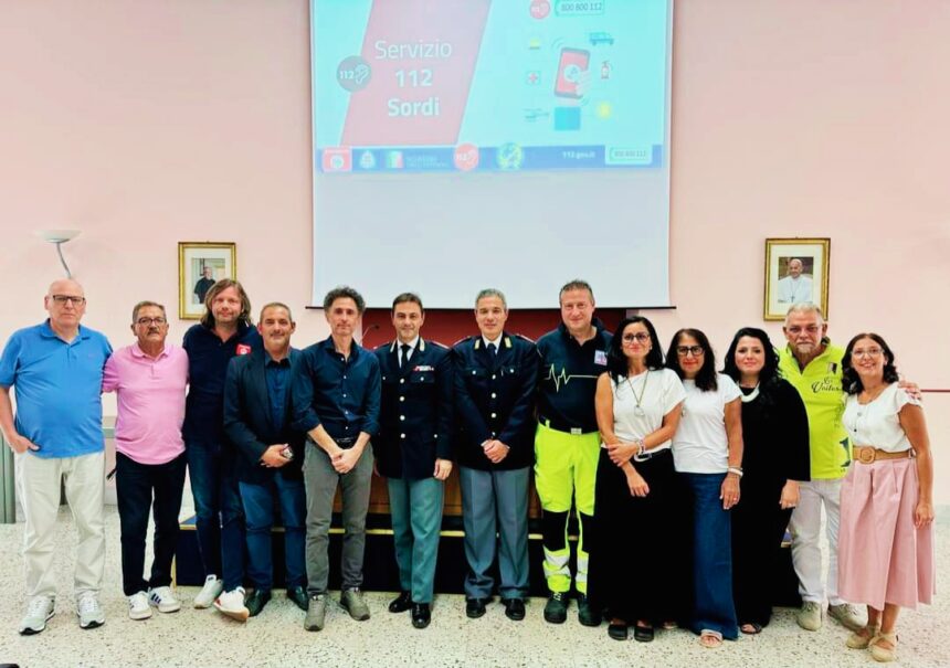 Catania: Presentato il progetto “Numero Unico Emergenza 112 SORDI – COME USARLO?”