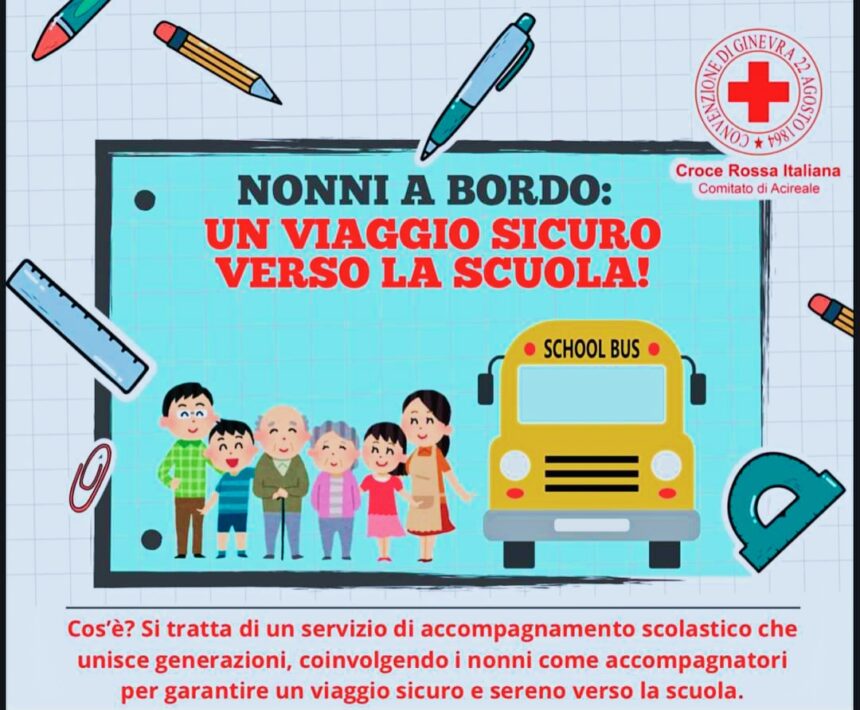 Iniziativa della Croce Rossa ad Aci Catena: Cercasi Volontari per Supportare i Bambini nello Scuolabus