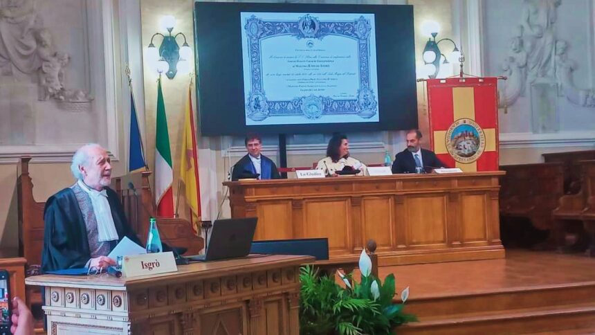 Assente l’Amministrazione di Barcellona Pozzo di Gotto alla Laurea Honoris Causa di Emilio Isgrò