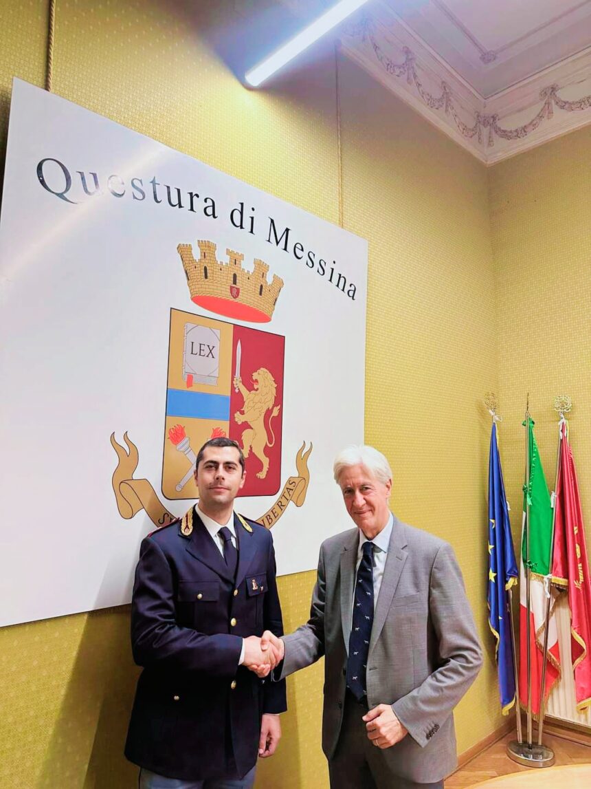 La Questura di Messina dà il benvenuto al Commissario Capo Benito Bisagni