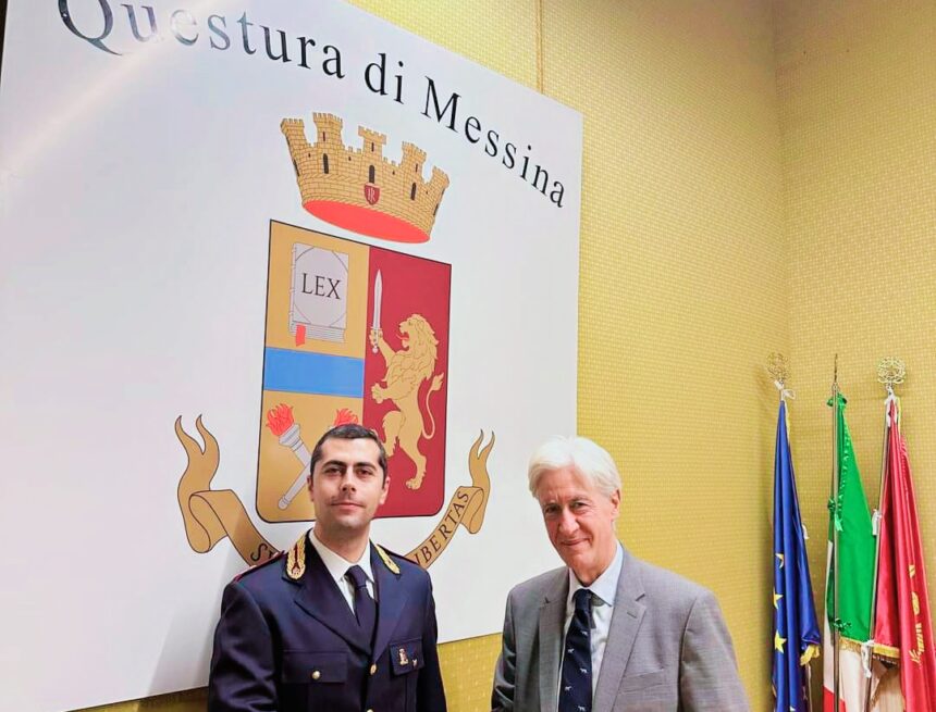 La Questura di Messina dà il benvenuto al Commissario Capo Benito Bisagni