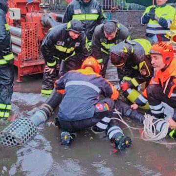 MALTEMPO IN PROVINCIA DI CATANIA: 46 INTERVENTI DEI VIGILI DEL FUOCO E CRITICITÀ IN CORSO